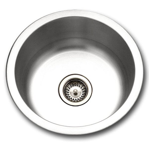 Round stainless steel cheap sink and drainer